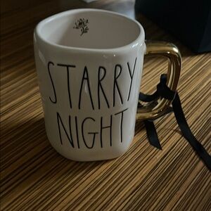 Starry Night-Jasmine/Aladdin Mug with Gold Handle